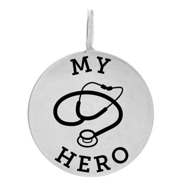 Picture of My Hero Doctor Stethoscope Charm